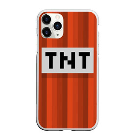 Чехол для iPhone 11 Pro матовый с принтом TNT в Белгороде, Силикон |  | игры | красный | лето | майнкрафт | тнт
