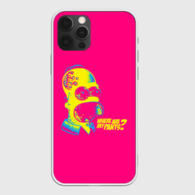 Чехол для iPhone 12 Pro с принтом Acid Gomer в Белгороде, силикон | область печати: задняя сторона чехла, без боковых панелей | gomer | simpsons | the simpson | гомер | мульт | мультфильм | симпсоны