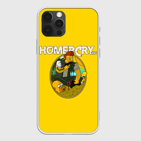 Чехол для iPhone 12 Pro Max с принтом Homer Cry в Белгороде, Силикон |  | far cry | farcray | gomer | homer | simpsons | the simpson | гомер | мульт | мультфильм | симпсоны | фар край