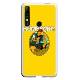 Чехол для Honor P Smart Z с принтом Homer Cry в Белгороде, Силикон | Область печати: задняя сторона чехла, без боковых панелей | far cry | farcray | gomer | homer | simpsons | the simpson | гомер | мульт | мультфильм | симпсоны | фар край