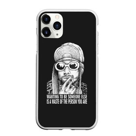 Чехол для iPhone 11 Pro Max матовый с принтом Курт в Белгороде, Силикон |  | alternative | kurt cobain | metall | music | nirvana | rock | альтернатива | курт кобейн | курт кобэйн | металл | музыка | нирвана | нирванна | рок