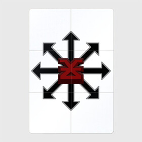 Магнитный плакат 2Х3 с принтом Звезда Хаоса Кхорна в Белгороде, Полимерный материал с магнитным слоем | 6 деталей размером 9*9 см | blood god | khorne | wh40k | ваха | звезда | кхорн | хаос