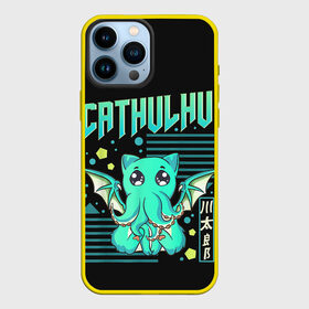 Чехол для iPhone 13 Pro Max с принтом CatHulhu в Белгороде,  |  | ancient | azathoth | call | cat | cthulhu | dagon | good | howard | hydra | lovecraft | luck | nyarlathotep | of | phillips | the | unknown | yog sothoth | азатот | гидра | говард | дагон | древний | зов | йог сотот | кот | кошка | ктулху | лавкрафт | нев