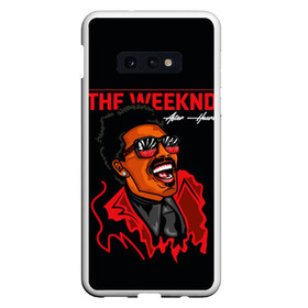 Чехол для Samsung S10E с принтом The Weeknd - After Hours в Белгороде, Силикон | Область печати: задняя сторона чехла, без боковых панелей | blinding lights | music | pop | star boy | the weekend | the weeknd | музыка | уикенд