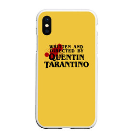 Чехол для iPhone XS Max матовый с принтом Quentin Tarantino в Белгороде, Силикон | Область печати: задняя сторона чехла, без боковых панелей | directed by quentin tarantino | mem qwentin | quentin tarantino | written and directed by quentin tarantino | бешенные псы | криминальное чтиво | любимый режиссер | мем | мем квентин тарантино | режиссер | режиссер квентин тарантино