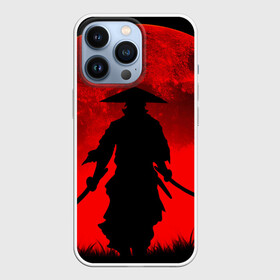 Чехол для iPhone 13 Pro с принтом САМУРАЙ кровавой луны в Белгороде,  |  | воин | катана | кроваваялуна | культура | самурай | япония | японскаякультура