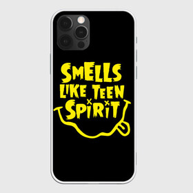 Чехол для iPhone 12 Pro Max с принтом Smells like teen spirit в Белгороде, Силикон |  | alternative | kurt cobain | metall | music | nirvana | rock | альтернатива | курт кобейн | курт кобэйн | металл | музыка | нирвана | нирванна | рок