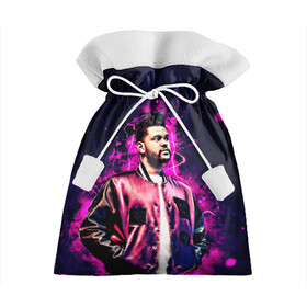 Подарочный 3D мешок с принтом The Weeknd в Белгороде, 100% полиэстер | Размер: 29*39 см | blinding lights | music | pop | star boy | the weekend | the weeknd | музыка | уикенд
