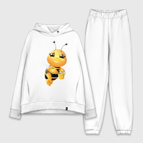 Женский костюм хлопок Oversize с принтом Милая пчелка в Белгороде,  |  | здоровье | мед | насекомые | природа | пчела | пчелка | пчелы