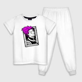 Детская пижама хлопок с принтом ХИСОКА (КАРТА) в Белгороде, 100% хлопок |  брюки и футболка прямого кроя, без карманов, на брюках мягкая резинка на поясе и по низу штанин
 | anime | hanter | hanter x hanter | hisoka | manga | аниме | манга | хантер | хантер х хантер | хисока