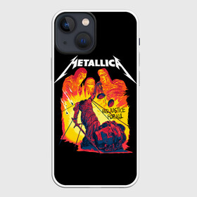 Чехол для iPhone 13 mini с принтом Justice for all в Белгороде,  |  | alternative | metalica | metall | metallica | music | rock | альтернатива | джеймс хэтфилд | металика | металл | металлика | музыка | рок