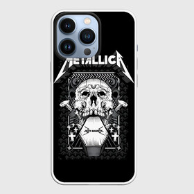 Чехол для iPhone 13 Pro с принтом Death magnetic в Белгороде,  |  | Тематика изображения на принте: alternative | metalica | metall | metallica | music | rock | альтернатива | джеймс хэтфилд | металика | металл | металлика | музыка | рок