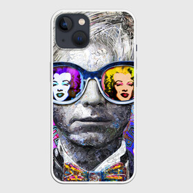 Чехол для iPhone 13 с принтом Andy Warhol (Энди Уорхол) в Белгороде,  |  | andy warhol | warhol | бабочка | берюзовая | бирюзовая мэрилин | галстук бабочка | картина | мерелин | мерлин | мэрелин | мэрилин | очки | портрет | уорхол | энди уорхол | эндрю уорхол