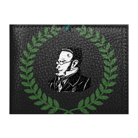 Обложка для студенческого билета с принтом Макс Штирнер в Белгороде, натуральная кожа | Размер: 11*8 см; Печать на всей внешней стороне | anarchy | spook | stirner | анархизм | исторические личности | философы | штирнер