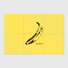 Магнитный плакат 3Х2 с принтом Энди Уорхол - Банан в Белгороде, Полимерный материал с магнитным слоем | 6 деталей размером 9*9 см | Тематика изображения на принте: andy warhol | warhol | банан | желтый | картина | уорхол | энди уорхол | эндрю уорхол