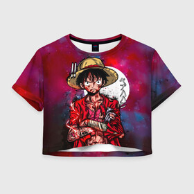 Женская футболка Crop-top 3D с принтом Луффи One Piece. Большой куш в Белгороде, 100% полиэстер | круглая горловина, длина футболки до линии талии, рукава с отворотами | anime | manga | monkey d. luffy | one piece | аниме | большой куш | ван пис | вон пис | капитан | король пиратов | луси | луфи | луффи | луффи но уми | луффи таро | манга | манки д. луффи | мугивара | пират | пятый император