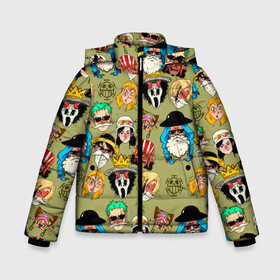 Зимняя куртка для мальчиков 3D с принтом Персонажи One Piece Большой куш в Белгороде, ткань верха — 100% полиэстер; подклад — 100% полиэстер, утеплитель — 100% полиэстер | длина ниже бедра, удлиненная спинка, воротник стойка и отстегивающийся капюшон. Есть боковые карманы с листочкой на кнопках, утяжки по низу изделия и внутренний карман на молнии. 

Предусмотрены светоотражающий принт на спинке, радужный светоотражающий элемент на пуллере молнии и на резинке для утяжки | Тематика изображения на принте: anime | manga | monkey d. luffy | one piece | аниме | большой куш | ван пис | вон пис | гол д. роджер | кайдо | король пиратов | луфи | луффи | манга | манки д. луффи | нами | нико робин | пират | портгас д. эйс | ророноа зоро