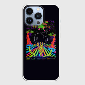 Чехол для iPhone 13 Pro с принтом Психоделика НЛО в Белгороде,  |  | Тематика изображения на принте: pop art | арт | инопланетяне | космос | летающая тарелка | мороженное | нло | ногти | психодел | психоделика | радуга | рука
