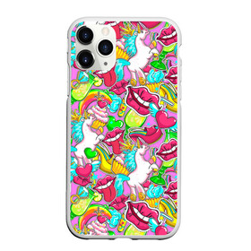 Чехол для iPhone 11 Pro матовый с принтом Губы фреш в Белгороде, Силикон |  | губки | губы | единорог | зубы | коктейль | корона | краски | пирог | пирожное | поцелуй | радуга | разводы | розовый | сердце | сочный | туфли | улыбки | фрукты | цвет | цвета | язык