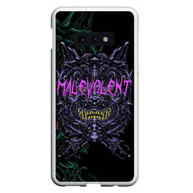 Чехол для Samsung S10E с принтом MALEVOLENT / ANGRY DOG в Белгороде, Силикон | Область печати: задняя сторона чехла, без боковых панелей | angry dog | готический | дог | животные | зверь | злая собака | зубы | клыки | монстр | оскал | пасть | пес | челюсть