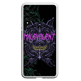 Чехол для Honor 20 с принтом MALEVOLENT / ANGRY DOG в Белгороде, Силикон | Область печати: задняя сторона чехла, без боковых панелей | angry dog | готический | дог | животные | зверь | злая собака | зубы | клыки | монстр | оскал | пасть | пес | челюсть