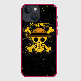 Чехол для iPhone 13 mini с принтом Веселый Роджер пиратов Соломенной Шляпы в Белгороде,  |  | anime | manga | one piece | аниме | большой куш | ван пис | весёлый роджер | вон пис | король пиратов | логотип | манга | монки д. луффи | мугивары | перекрещённый костями | пират | пиратский флаг