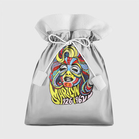 Подарочный 3D мешок с принтом  Мэрилин Монро в Белгороде, 100% полиэстер | Размер: 29*39 см | marilyn | marilyn monroe | popart | арт | мэрилин монро