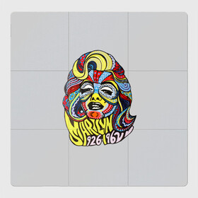 Магнитный плакат 3Х3 с принтом  Мэрилин Монро в Белгороде, Полимерный материал с магнитным слоем | 9 деталей размером 9*9 см | marilyn | marilyn monroe | popart | арт | мэрилин монро