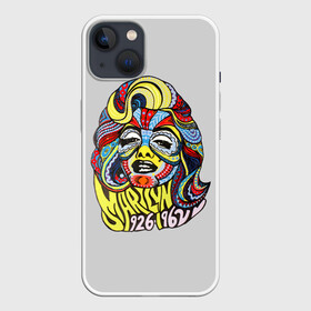 Чехол для iPhone 13 с принтом Мэрилин Монро в Белгороде,  |  | marilyn | marilyn monroe | popart | арт | мэрилин монро