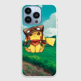 Чехол для iPhone 13 Pro с принтом Пикачу летчик в Белгороде,  |  | anime | picachu | pikachu | аниме | милый | пика | пикачу | покебол | покемон