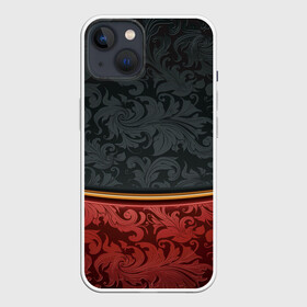 Чехол для iPhone 13 с принтом Дорогой узор в Белгороде,  |  | dark | ornament | retro | vector | иллюстрация