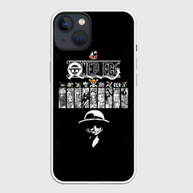Чехол для iPhone 13 с принтом Пираты Соломенной Шляпы One Piece в Белгороде,  |  | anime | manga | one piece | аниме | большой куш | ван пис | весёлый роджер | вон пис | король пиратов | логотип | манга | монки д. луффи | мугивары | перекрещённый костями | пират | пиратский флаг