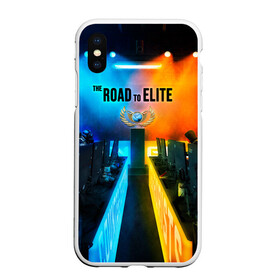 Чехол для iPhone XS Max матовый с принтом Road to global elite в Белгороде, Силикон | Область печати: задняя сторона чехла, без боковых панелей | Тематика изображения на принте: counter stike | cs go | csgo | elite | faceit | global | global elite | mvp | road to global elite | глобал | контр страйк | контра | соревнования | фейсит