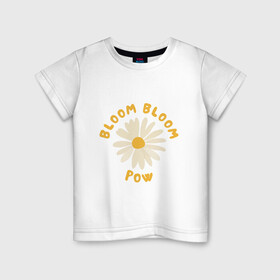 Детская футболка хлопок с принтом THE BOYZ Bloom Bloom Pow Cute  в Белгороде, 100% хлопок | круглый вырез горловины, полуприлегающий силуэт, длина до линии бедер | Тематика изображения на принте: 3racha | bts | bts idol | drake | exid hot pink | ikon | kpop | sleepy baby wolf | stay gold | the boyz bloom bloom pow cute retro lyrics | кейпоп | корейская музыка | корея | кпоп | поп