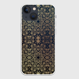 Чехол для iPhone 13 mini с принтом ПерсидСкие Узоры в Белгороде,  |  | абстракция | золотистая | золото | узор | узоры