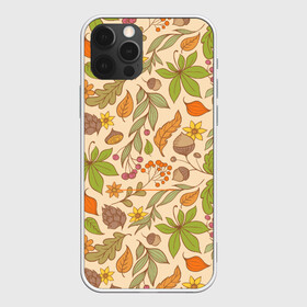 Чехол для iPhone 12 Pro с принтом AUTUMN LEAVES в Белгороде, силикон | область печати: задняя сторона чехла, без боковых панелей | autumn | cute | fancy | nature