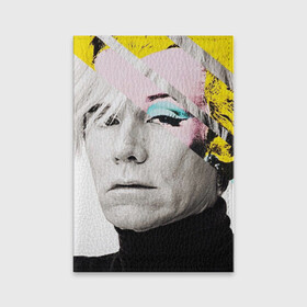 Обложка для паспорта матовая кожа с принтом Энди Уорхол | Andy Warhol в Белгороде, натуральная матовая кожа | размер 19,3 х 13,7 см; прозрачные пластиковые крепления | andy warhol | художник | энди уорхол