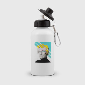 Бутылка спортивная с принтом Энди Уорхол | Andy Warhol в Белгороде, металл | емкость — 500 мл, в комплекте две пластиковые крышки и карабин для крепления | andy warhol | художник | энди уорхол