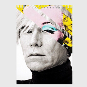 Скетчбук с принтом Энди Уорхол | Andy Warhol в Белгороде, 100% бумага
 | 48 листов, плотность листов — 100 г/м2, плотность картонной обложки — 250 г/м2. Листы скреплены сверху удобной пружинной спиралью | andy warhol | художник | энди уорхол