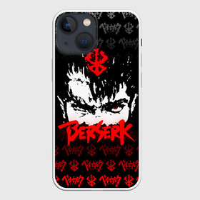 Чехол для iPhone 13 mini с принтом BERSERK (ЛОГО) в Белгороде,  |  | anime | berserk | manga | аниме | берсерк | гатс | манга | череп