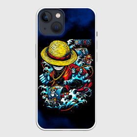 Чехол для iPhone 13 с принтом Луффи пират Соломенной Шляпы в Белгороде,  |  | anime | manga | monkey d. luffy | one piece | аниме | большой куш | ван пис | вон пис | капитан | король пиратов | луси | луфи | луффи | луффи но уми | луффи таро | манга | манки д. луффи | монки | мугивара | пират