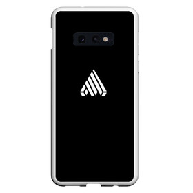 Чехол для Samsung S10E с принтом Magic Music Record | MasterBroke | White on Black в Белгороде, Силикон | Область печати: задняя сторона чехла, без боковых панелей | magic | masterbroke | music | record | white on black | белый на черном | знаменитость | музыкант | черная