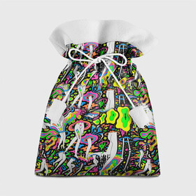 Подарочный 3D мешок с принтом Психоделика / Абстракция в Белгороде, 100% полиэстер | Размер: 29*39 см | pop art | абстракция | арт | геометрия | девушка | космос | круги | ноги | психоделика