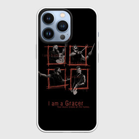 Чехол для iPhone 13 Pro с принтом I am a Gracer в Белгороде,  |  | alternative | metall | music | rock | three days grace | адам гонтье | альтернатива | металл | музыка | рок | три дэйс грэйс