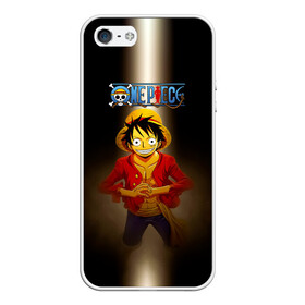 Чехол для iPhone 5/5S матовый с принтом Луффи One Piece. Большой куш в Белгороде, Силикон | Область печати: задняя сторона чехла, без боковых панелей | Тематика изображения на принте: anime | manga | monkey d. luffy | one piece | аниме | большой куш | ван пис | веселый роджер | вон пис | капитан | король пиратов | луси | луфи | луффи | манга | манки д. луффи | мугивара | пират | пираты белоуса