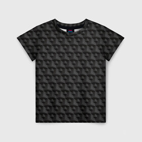 Детская футболка 3D с принтом ПрикоЛьные квадратики в Белгороде, 100% гипоаллергенный полиэфир | прямой крой, круглый вырез горловины, длина до линии бедер, чуть спущенное плечо, ткань немного тянется | квадратики | паттерн | прикольные | разное | тренды