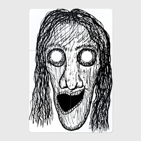 Магнитный плакат 2Х3 с принтом Растрепанное лицо в Белгороде, Полимерный материал с магнитным слоем | 6 деталей размером 9*9 см | dead | ghost | halloween | horror | suspense | vampire | witch | zombie