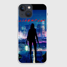 Чехол для iPhone 13 mini с принтом КИБЕРПАНК НАЙТ СИТИ в Белгороде,  |  | cuberpunk 2077 | будущее | ви | джонни сильверхенд | киану ривз | мелиса | найт сити | рок н рол | самурай