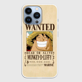 Чехол для iPhone 13 Pro с принтом WANTED Monkey D. Luffy в Белгороде,  |  | anime | manga | monkey d. luffy | one piece | аниме | большой куш | ван пис | вон пис | гол д. роджер | кайдо | король пиратов | луфи | луффи | манга | манки д. луффи | нами | нико робин | пират | портгас д. эйс | ророноа зоро