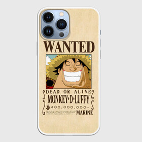 Чехол для iPhone 13 Pro Max с принтом WANTED Monkey D. Luffy в Белгороде,  |  | anime | manga | monkey d. luffy | one piece | аниме | большой куш | ван пис | вон пис | гол д. роджер | кайдо | король пиратов | луфи | луффи | манга | манки д. луффи | нами | нико робин | пират | портгас д. эйс | ророноа зоро